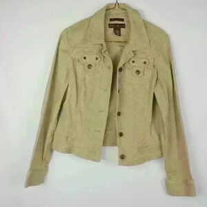 Bandolino Women's M Jacket Tan Long Sleeve…